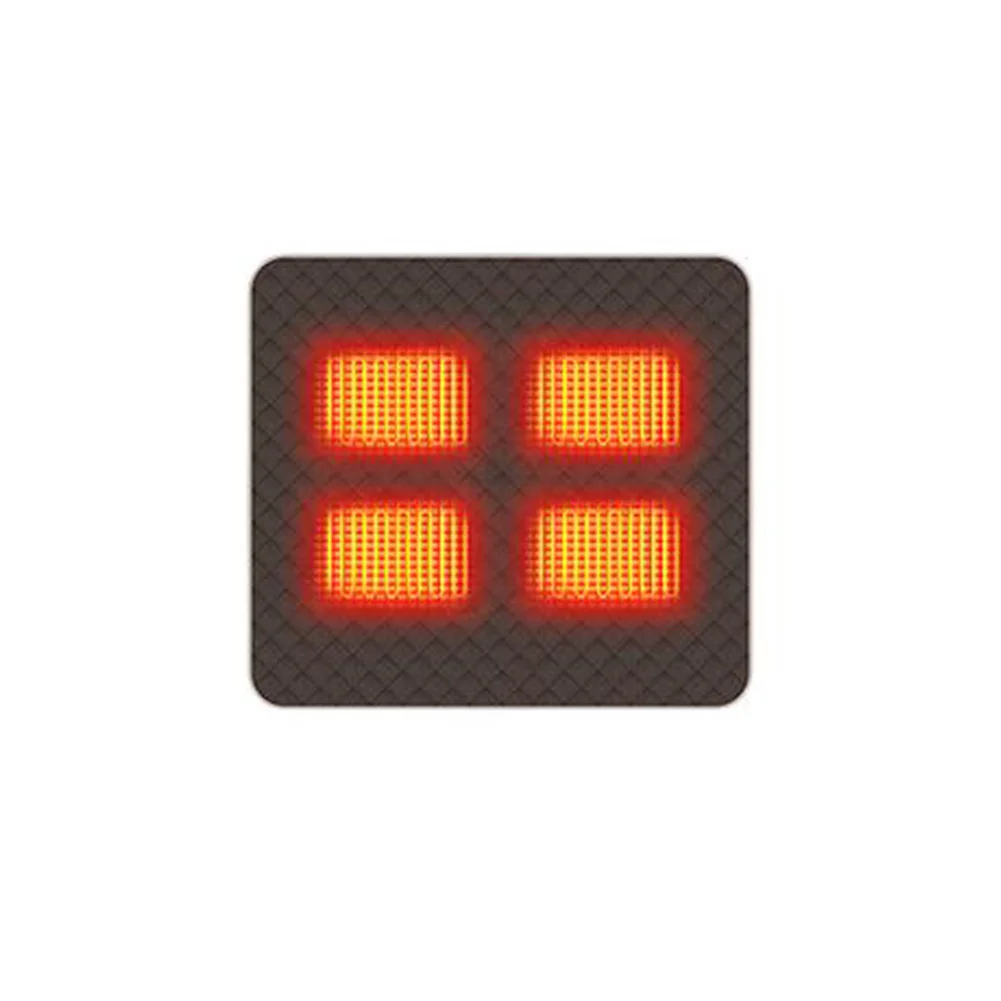 Portable Heated Mat Heated Seat Pad Three Temperature Settings Four-zone Heating Graphene Heating for element For Office Chair