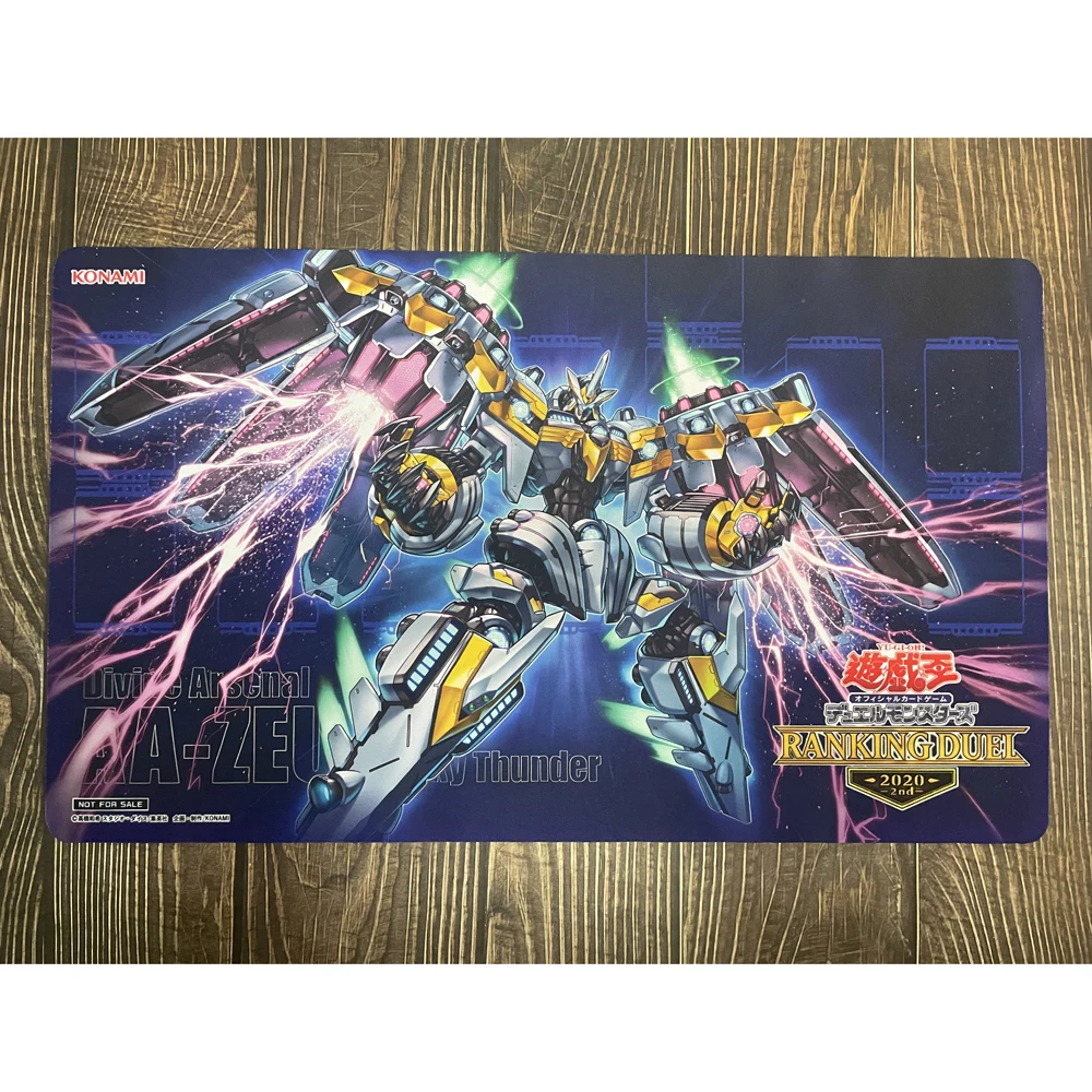 

Yu-Gi-Oh Divine Arsenal AA-ZEUS - Sky Thunder Playmat Card Pad YGO Mat MTG KMC TCG YuGiOh Mat-304