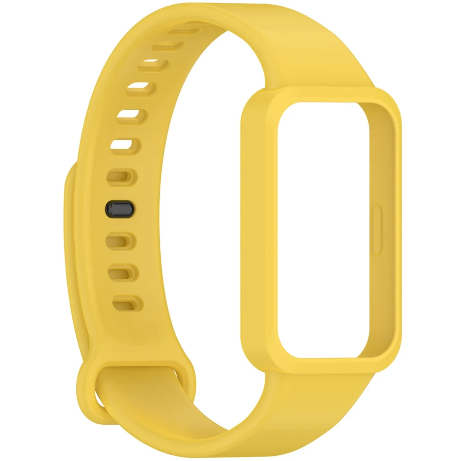 Weiches Silikonarmband für Xiaomi Smart Band 9, aktive Armband, Smartwatches, Zubehör, Armband für Redmi Band 3, Armband mit PC-Gehäuse – Detail 11