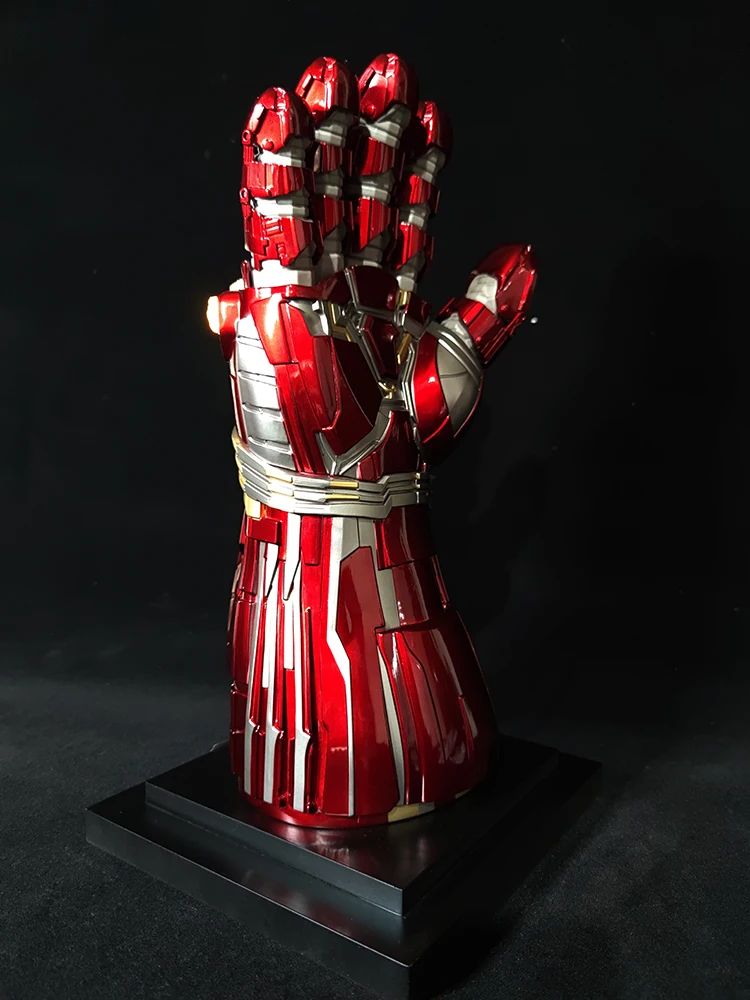 Marvel Avengers 4 Iron Man Nano Infinity Gloves Hulk Edition 1:1 All-Metal Wearable Thanos Endgame Snap Gloves Model Toy Gift