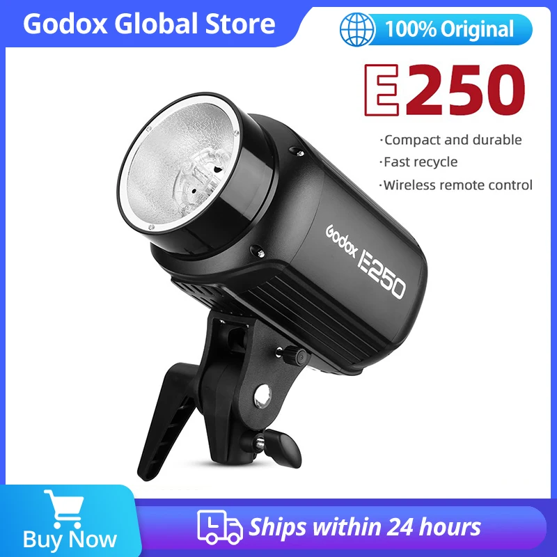 

Godox E250 Pro Photography Studio Mini Strobe Photo Flash Light 250W Studio Flash with wireless control port