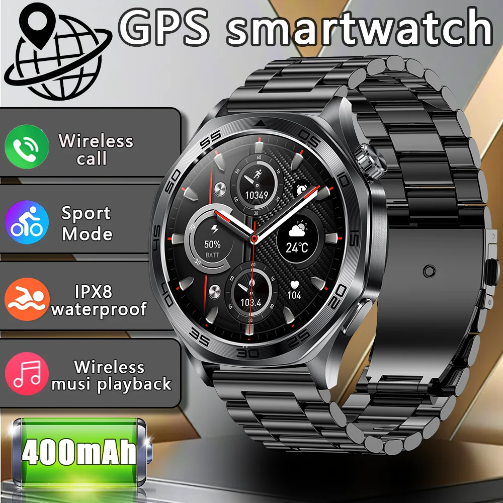 

DAORKOW 2026 new Smartwatch for Men, 100+ Sports mode, HD Bluetooth call, waterproof watch, HD screen Tracker Heart Rate GPS