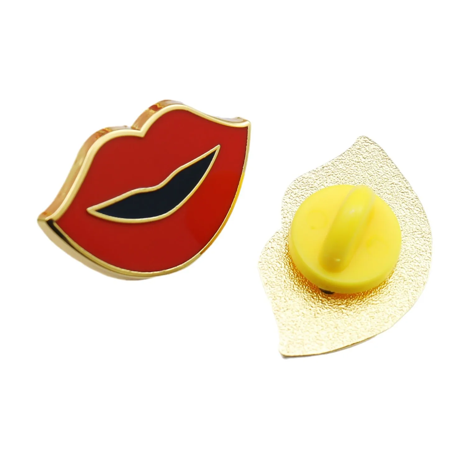 

10pcs/lot Red Lips Enamel Brooches Fashion Romantic Sexy Mouth Lapel Pins Jackets Bag Backpack Badge Jewelry Gift for Women