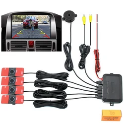 Kit de sensores de aparcamiento para coche, Monitor automático, pantalla Digital, sistema de cámara, 16,5mm