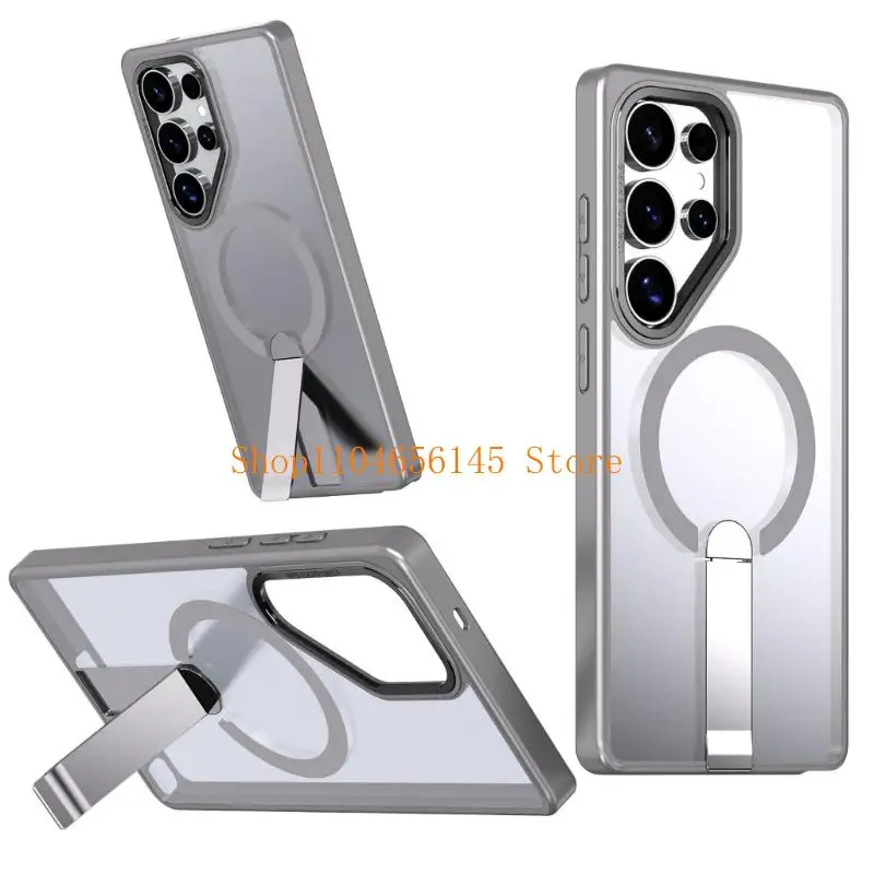 652F Protective Shell Case with Kickstand Cover for S25 Full Coverage Housing Scratch Resistant