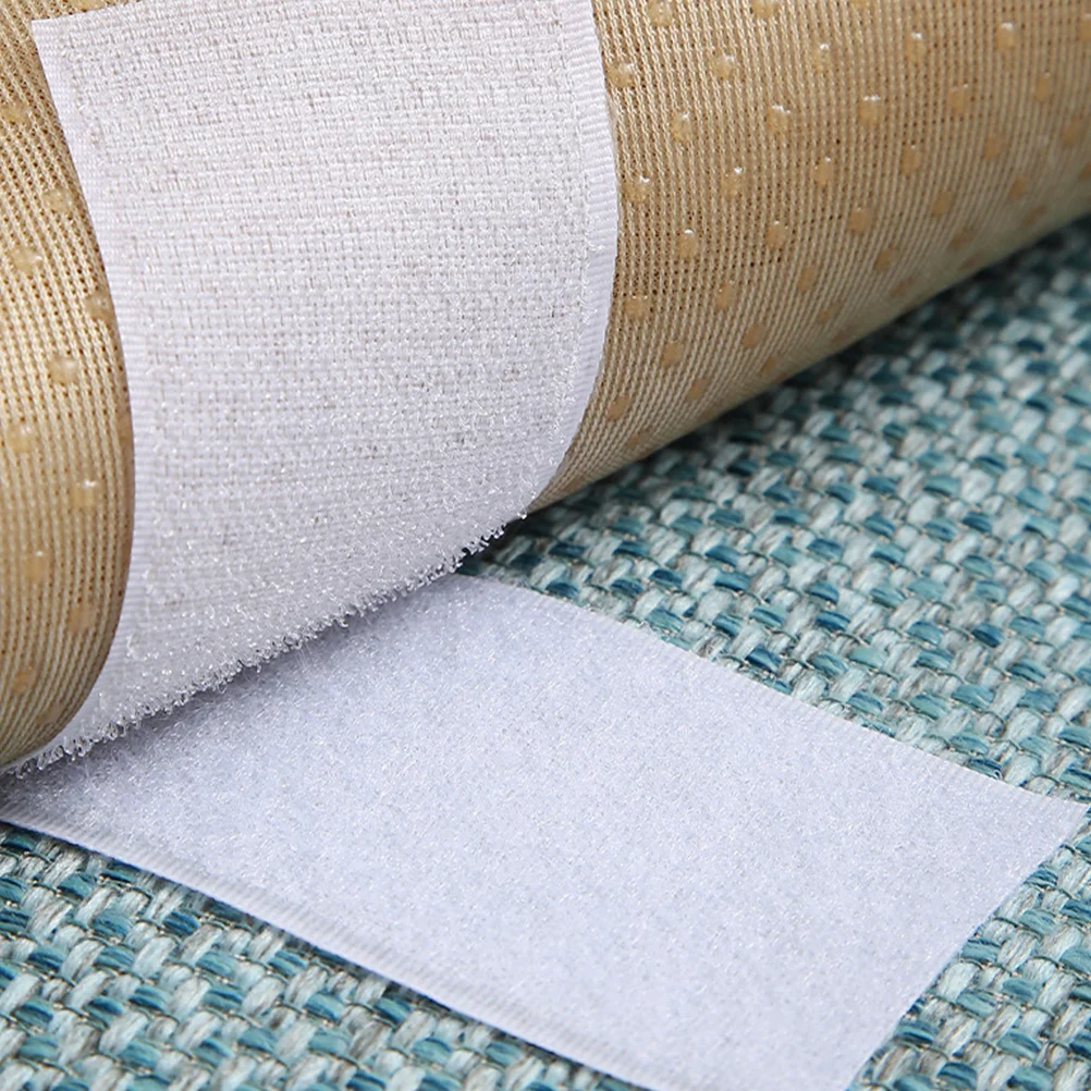 

2 Rolls Guitar Pedal Mounting Tape Hook and Loop Straps Wear Resistant Tape for Effect Pedal Board Hook and Loop Straps