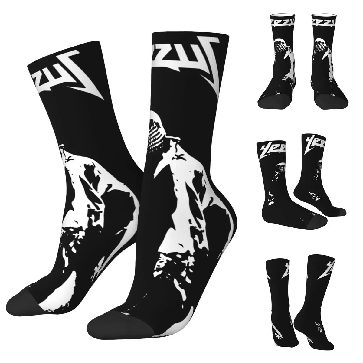 3D printing cosy Unisex Socks,Outdoor God Wants You Kanye West Interesting Four Seasons Socks