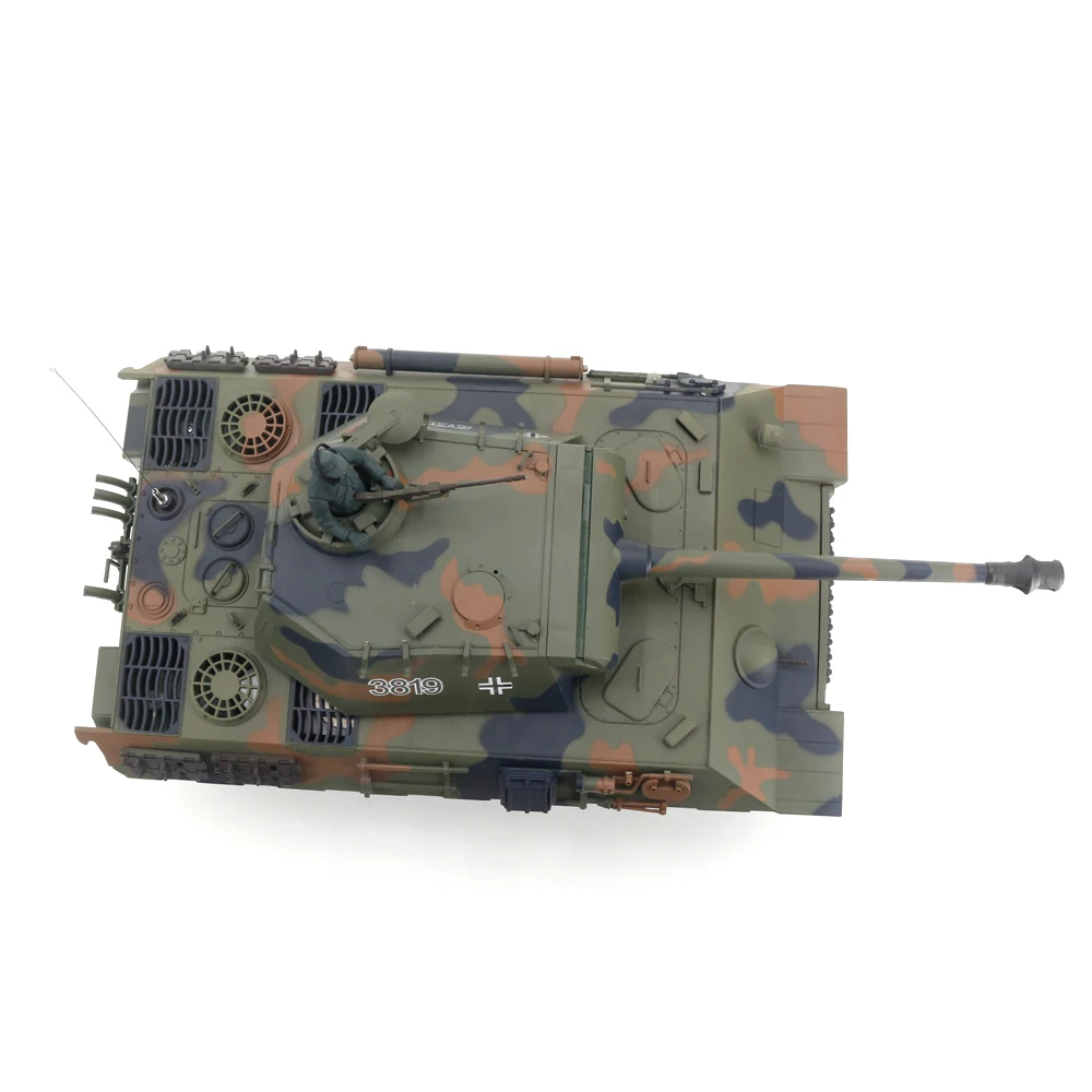 Henglong 1:16 German Leopard 2 A6 3889-1 Tank Heavy Remote Control Tank Smoke Toy Rc Model Duże pojazdy bojowe Prezenty urodzinowe