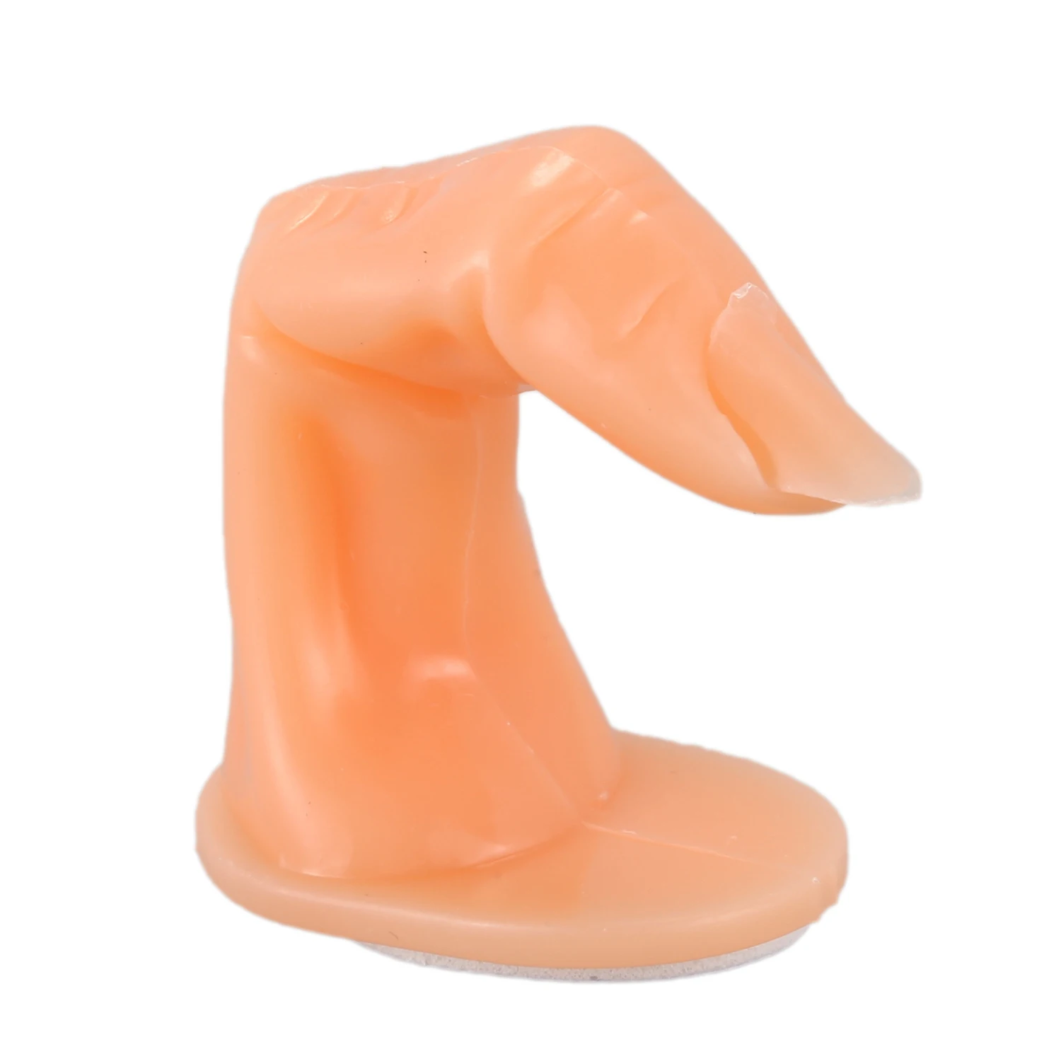 False finger mannequin for training Acrylic Gel Fiberglass Nail Art-Orange.