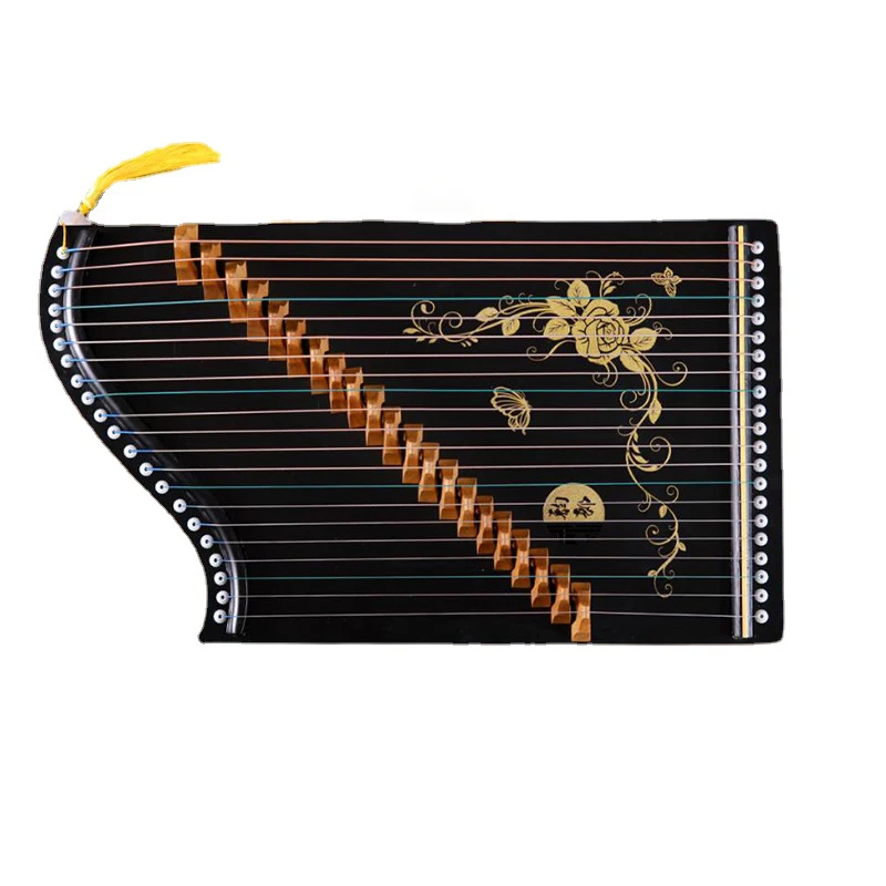 Portable Mini Guzheng 21 String Professional Chinese Zither Finger Trainer Travel Size Guzheng Guqin Beginner Musical Instrument