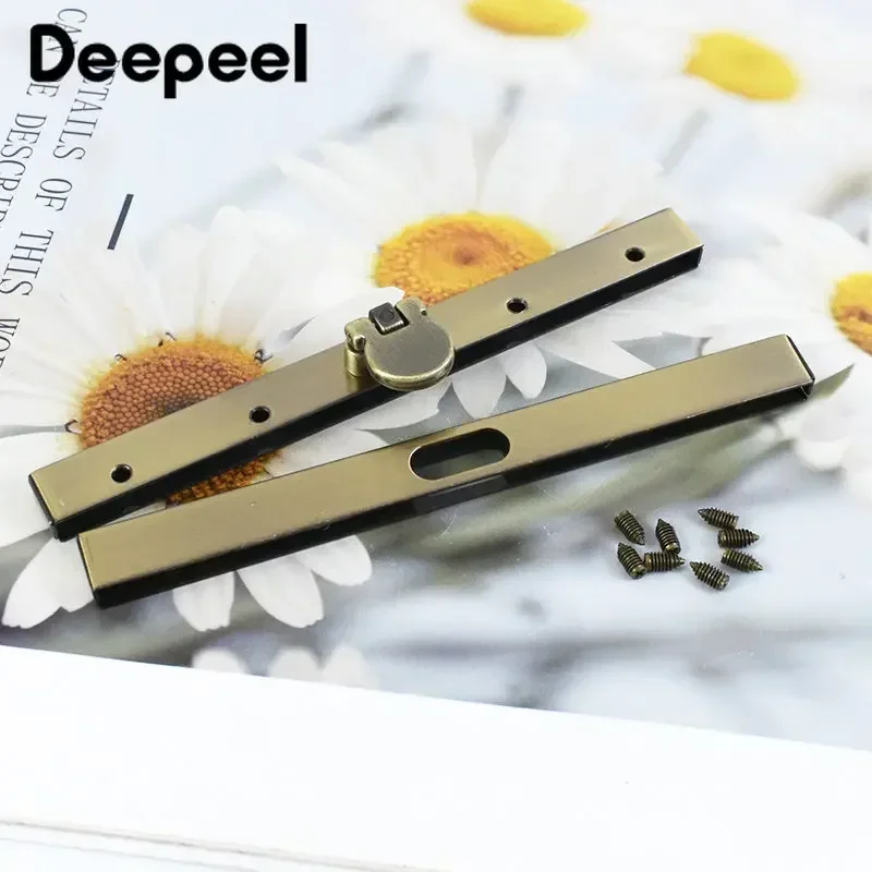 5/10 Cái Deepeel 11.5/19Cm Dạng Ví Khung Tay Cầm Thanh Kim Loại Viền Dây Khóa Túi làm Cho Thay Thế Phụ Kiện May Vá