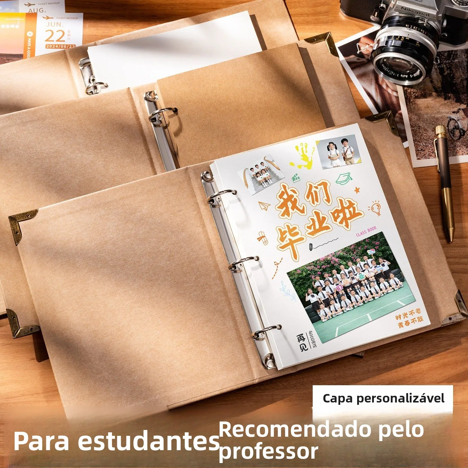 livre-de-souvenirs-de-remise-de-diplome-fait-main-pour-les-eleves-de-fin-d'annee-album-photo-en-papier-kraft-journal-de-croissance-diy-pages-vierges-cadeau-creatif