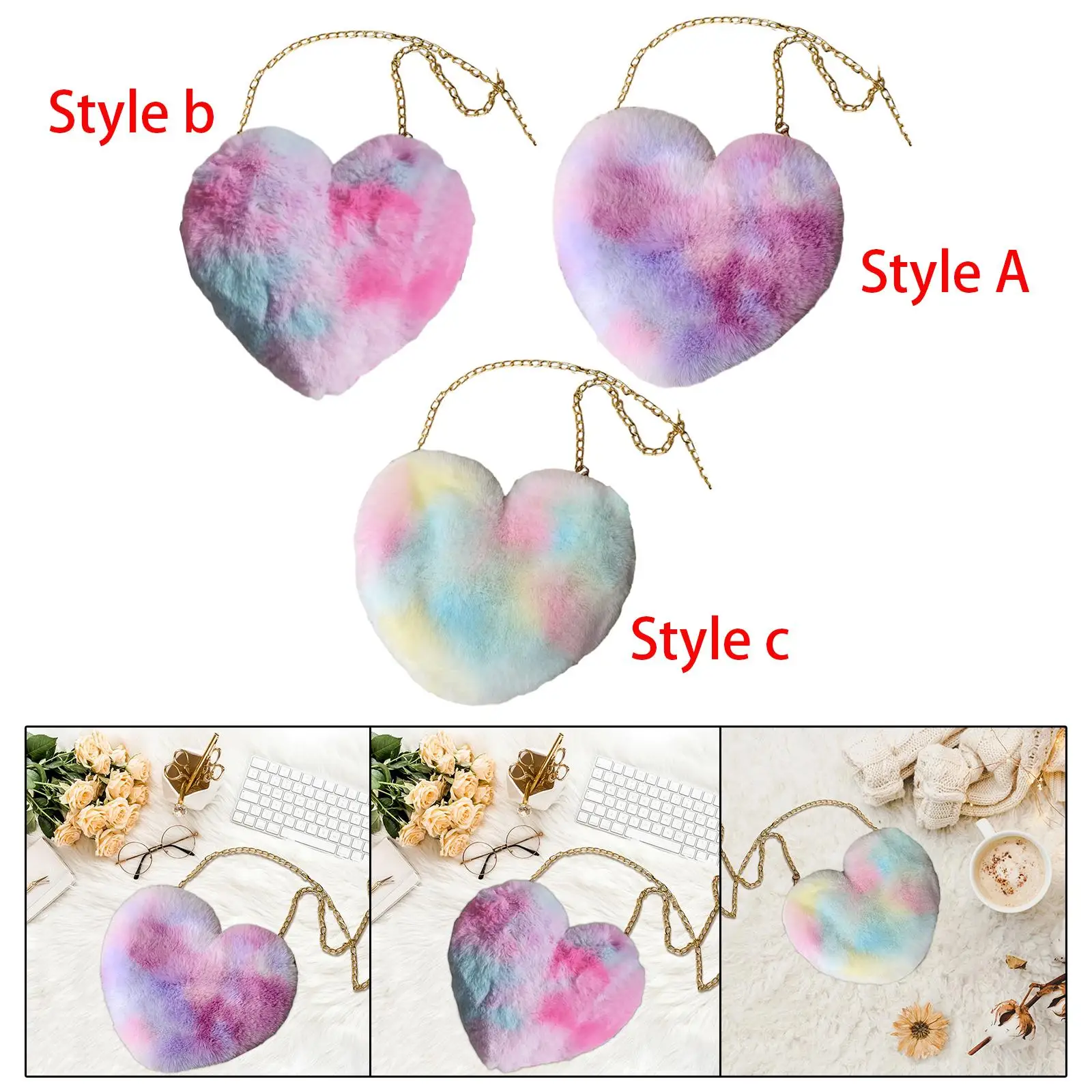 Women Shoulder Bag Heart Shaped Purse Wallets Trendy Crossbody Bag Handbag for Birthday Gifts Daily Use Party Wedding Travel