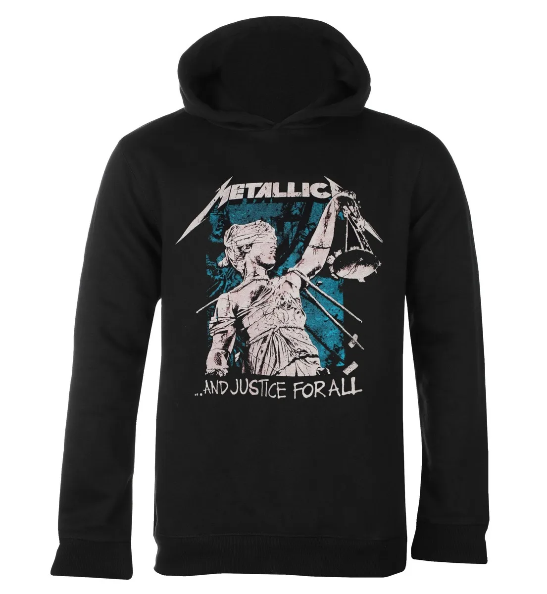 Sudadera con capucha para hombre METALLICA - COPPED JUSTICE - AMPLIFIED 2026 Otoño Invierno El lujo de alta gama es tanto para hombres como para mujeres