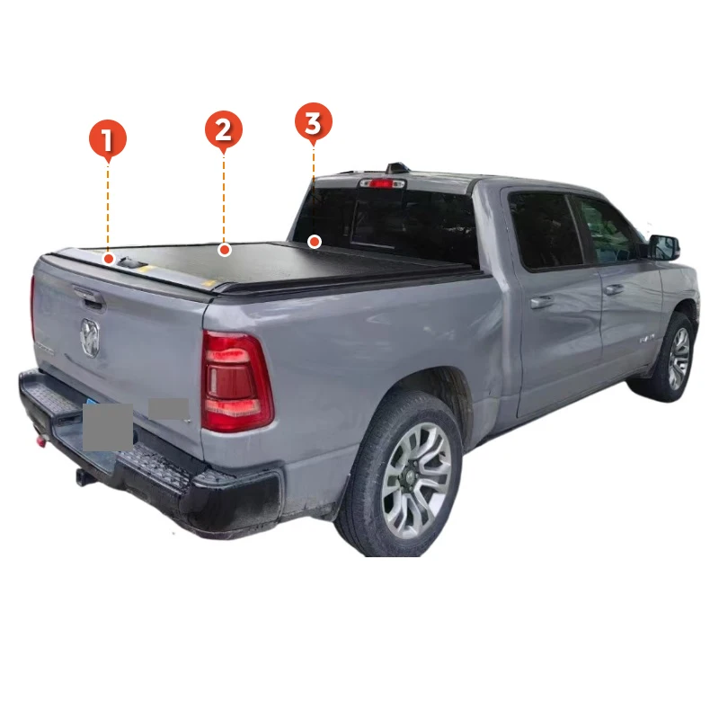 

Custom Retractable Aluminum Tonneau Cover Bed Pickup Truck Bed Cover for tacoma chevrolet silverado