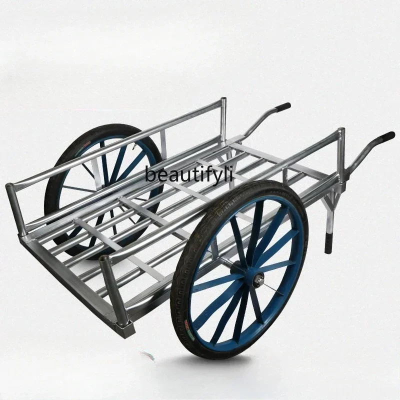 YH Guardrail plate two-wheeled cart, truck pulling goods, tractor pulling car