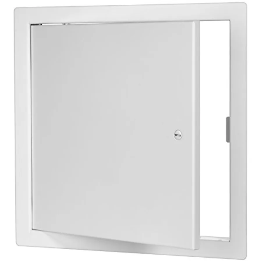 

Premier by Universal Steel Flush Access Panel Door with, White Prime Coat Fish, Wall or Ceilg Mounted Access Door for Drywall,
