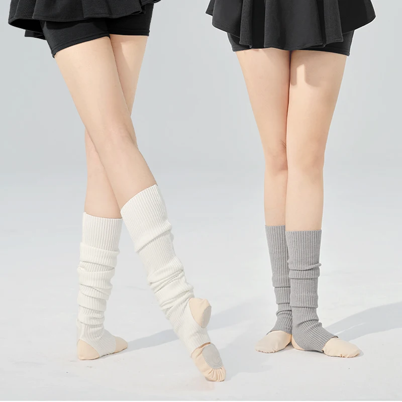 Girls Women Stocking Long Leg Warmers Dance Knitted Leg Warmers Professional Warm Ballet Socks for Dancing