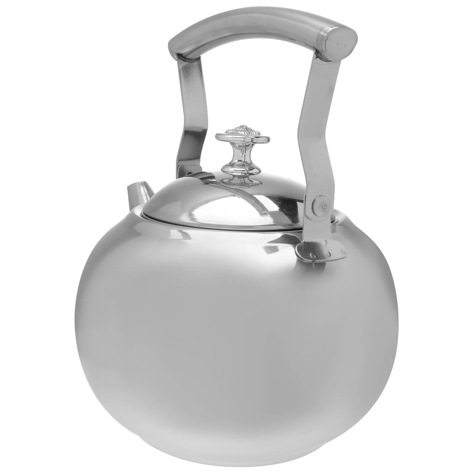 Stainless Steel Tea Kettle with Internal Strainer Portable Lightweight Fast Heating for Tea Coffee Hot Water