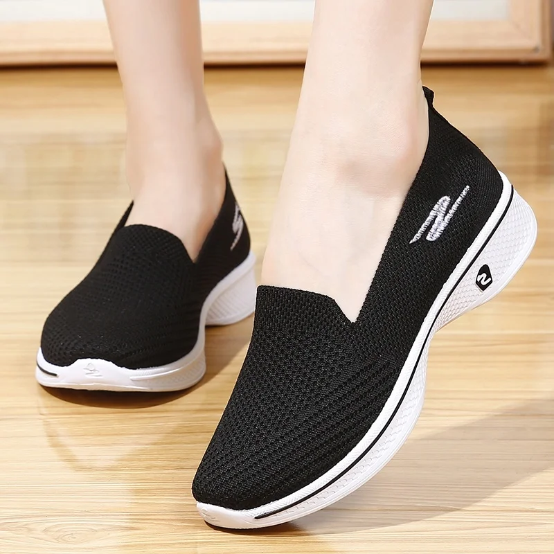 2022 Hot Women Fashion Shoes Flats Laides Breathable Loafers Casual Sports Shoes Walking Shoes Yoga Shoes Zapatos De Mujer