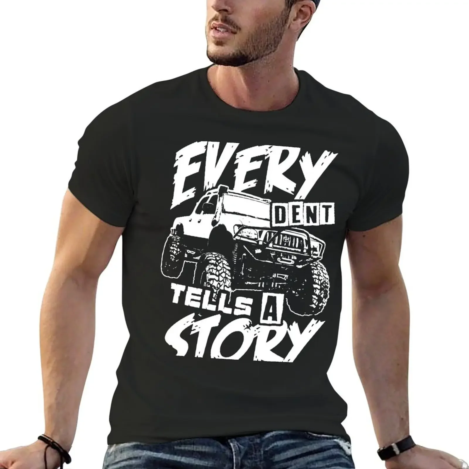 Every Dent Tells A story T-Shirt man t shirt summer clothes shirts graphic custom shirt T-shirts for men cotton