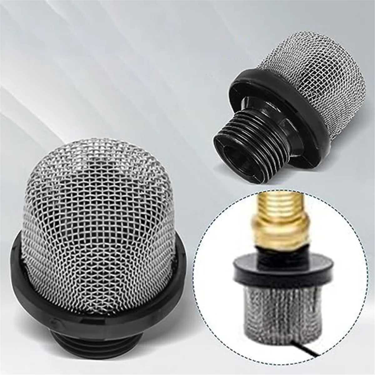 Airless Paint Sprayer Inlet Strainer, 3/4 Inlet Strainer Filter Inlet Suction Strainer Compatible for X5/LTS15, X7/LTS17