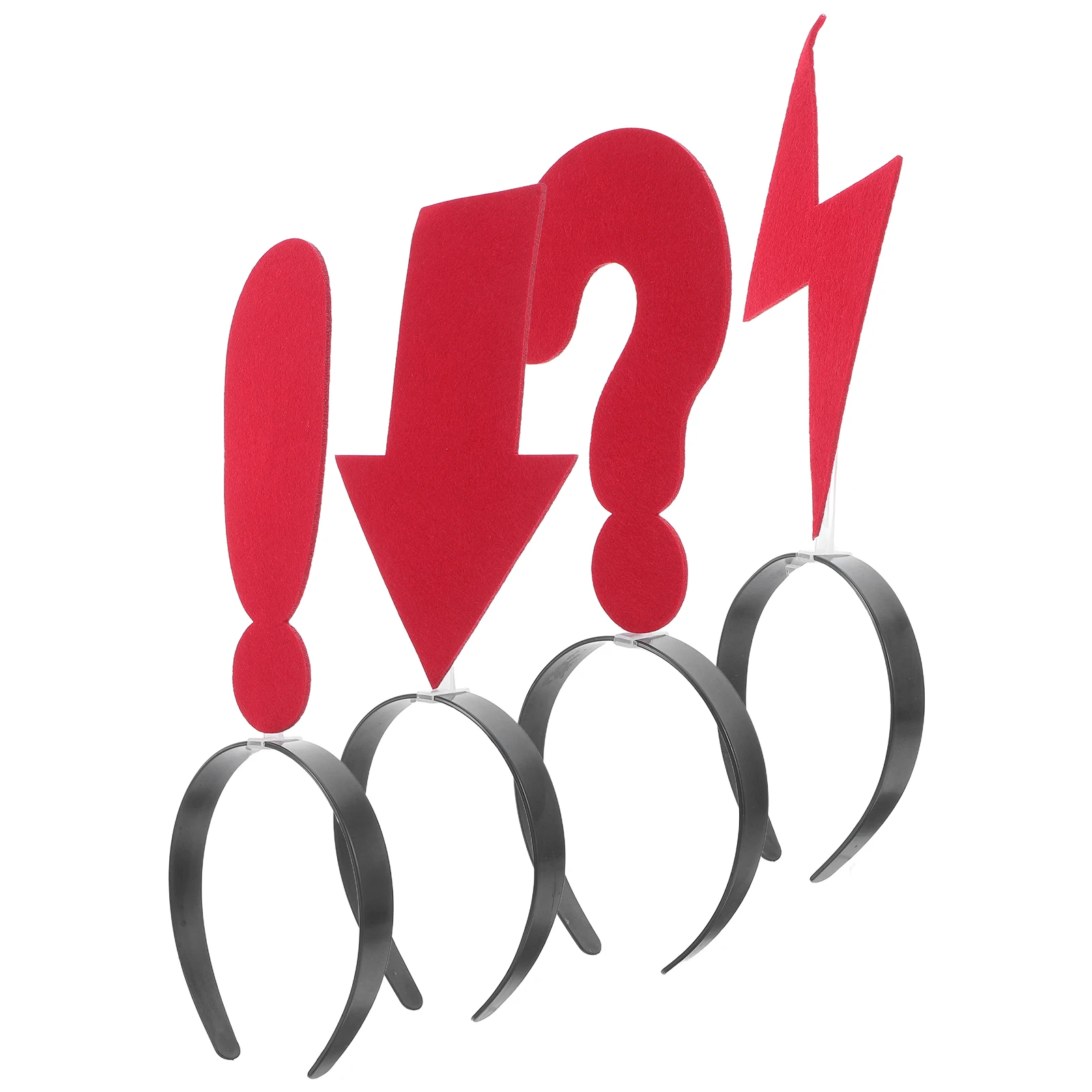 

4Pcs Funny Symbol Headband Cute Hair Hoop Novelty Party Photo Prop Hair Accessories Celebrations Cute Headband