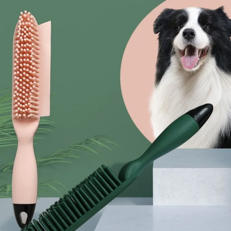 Dog Brush Pet Hair Remover Massage Cat Brush Dog Comb Dog Grooming Dogs Combs Clothes Hair Collector Wool Sticker Pet Supplies