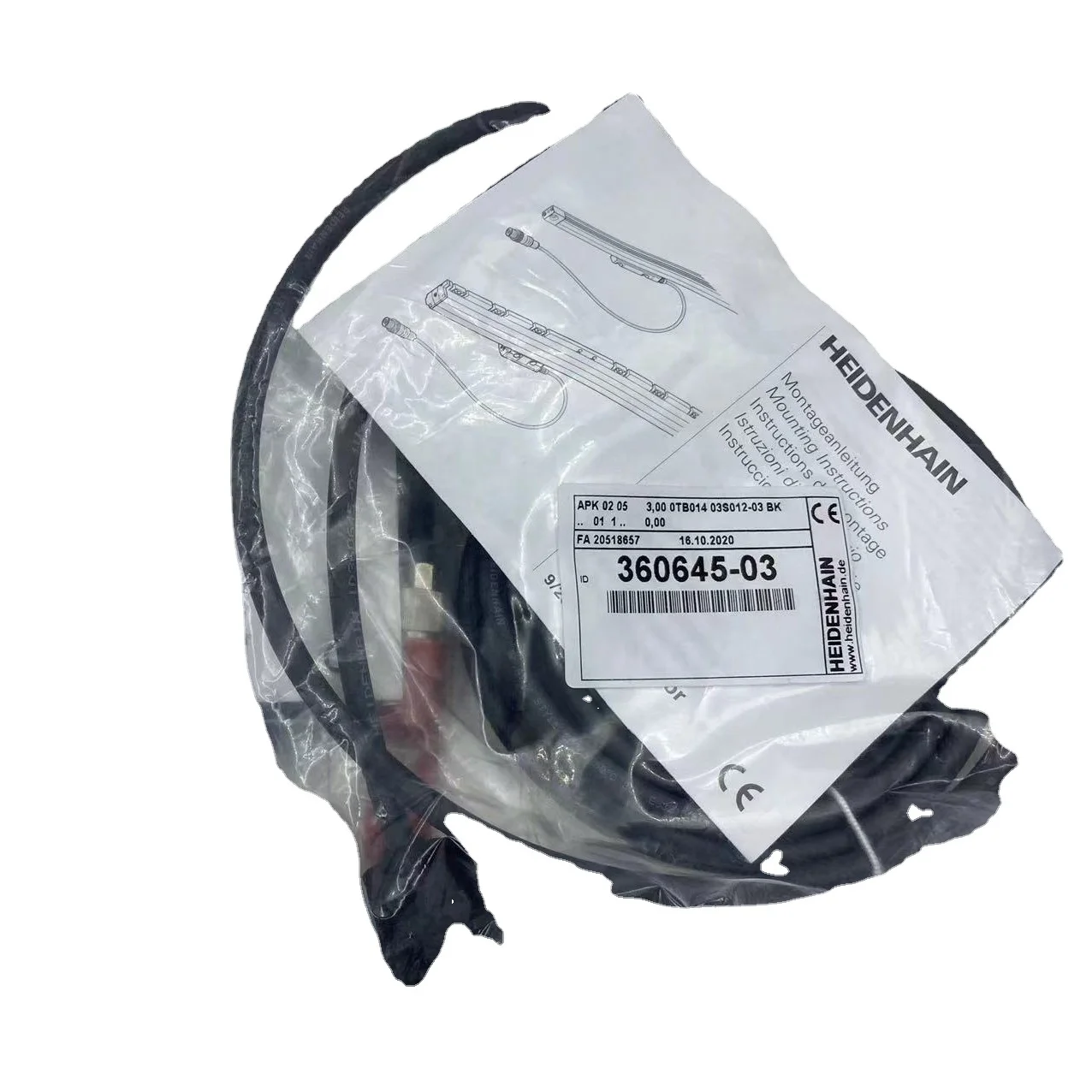 APK 09 03 3.00 ID:555541-03  HEIDENHAIN  Rotary Encoder Cable New   Goods Are Available From Stock