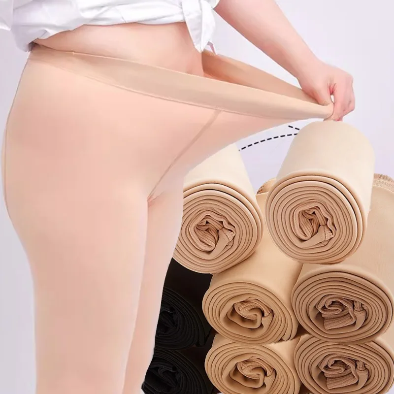 1/2pairs Winter Leggings Women Warm Legging Tights Solid Velvet Stocking High Waist Warm Velvet Stretchy Leggings Dropshipping