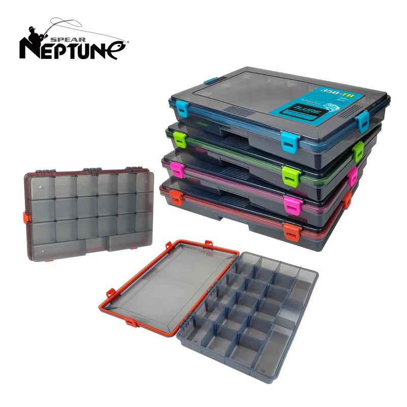 Fishing Box Multifunctional Fish Bait Container Portable Storage Tool Box Waterproof Extra Large Capacity Tackle Organizer Case