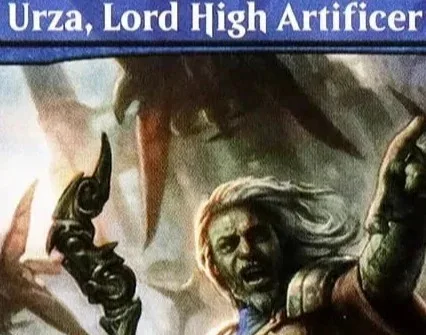 Urza, Lord High Artificer Custom TCG M Proxy Black Top Quality Proxy Playing Cards Board Game Deck Trading Cards