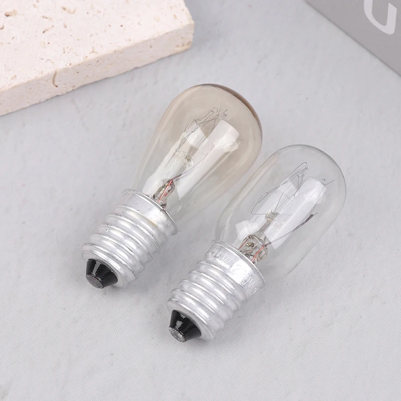 5 قطعة E14 المصابيح المتوهجة 10/15/20/25 واط 220 فولت-230 فولت الملح مصباح غلوب لمبة الثلاجة فرن ضوء استبدال 220 فولت-230 فولت #5