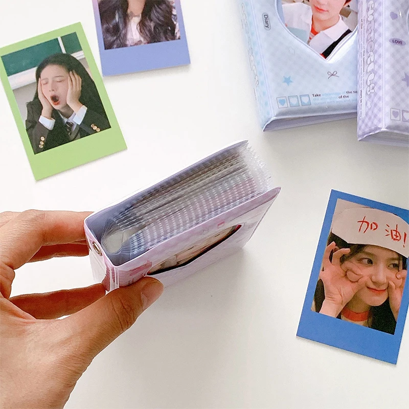 Porta carte fotografiche forniture per carte fotografiche Mini Album fotografico Idol Card Collect Book Photo Card Packaging Supplies