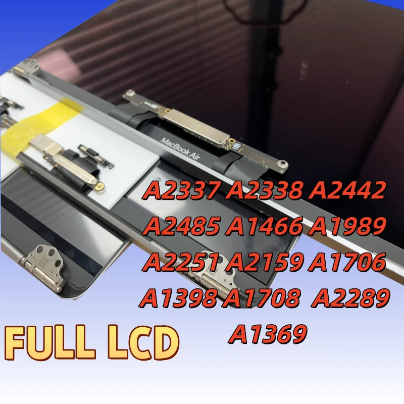 WOJO A1369 A2251 for Macbook LCD Screen Assembly Display for A2337 A2338 A2442 A2485 A1989 A1706 A2159 A1706 A1708 A2289 A1398