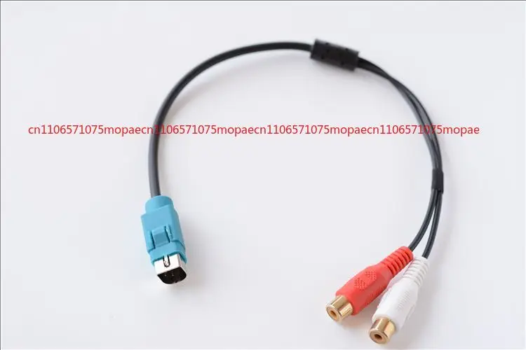 OK For Alpine Audio AUX Cable KCE-236B Audio Cable Auxiliary Adapter 2RCA 10-PIN