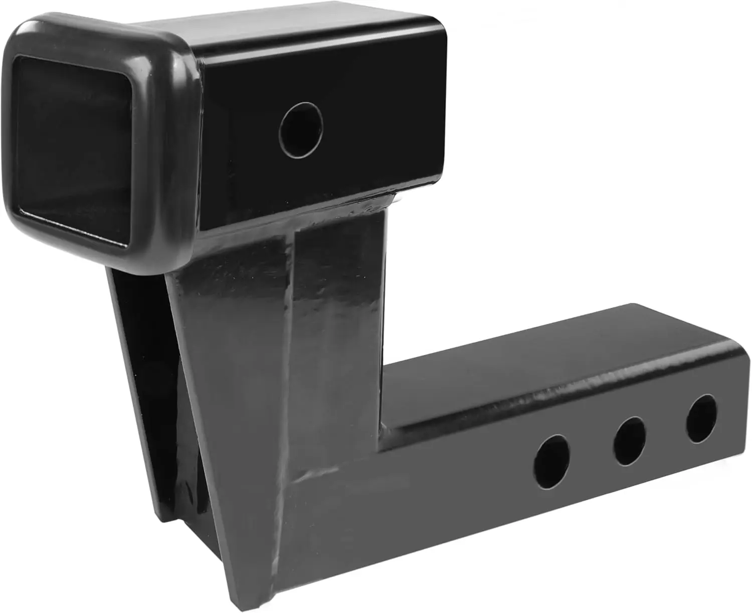 6-Inch Rise/Drop Trailer Hitch Riser for 2-Inch Receivers, 500 lbs Capacity