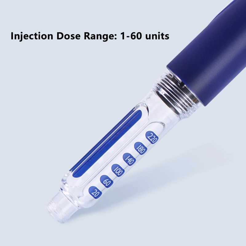 Portable Lilly Huma lancing Pen Ergo 2 syringe Insulin lancet Pen for 3ml Humulin Humalog Diabetic Injection Diabetes