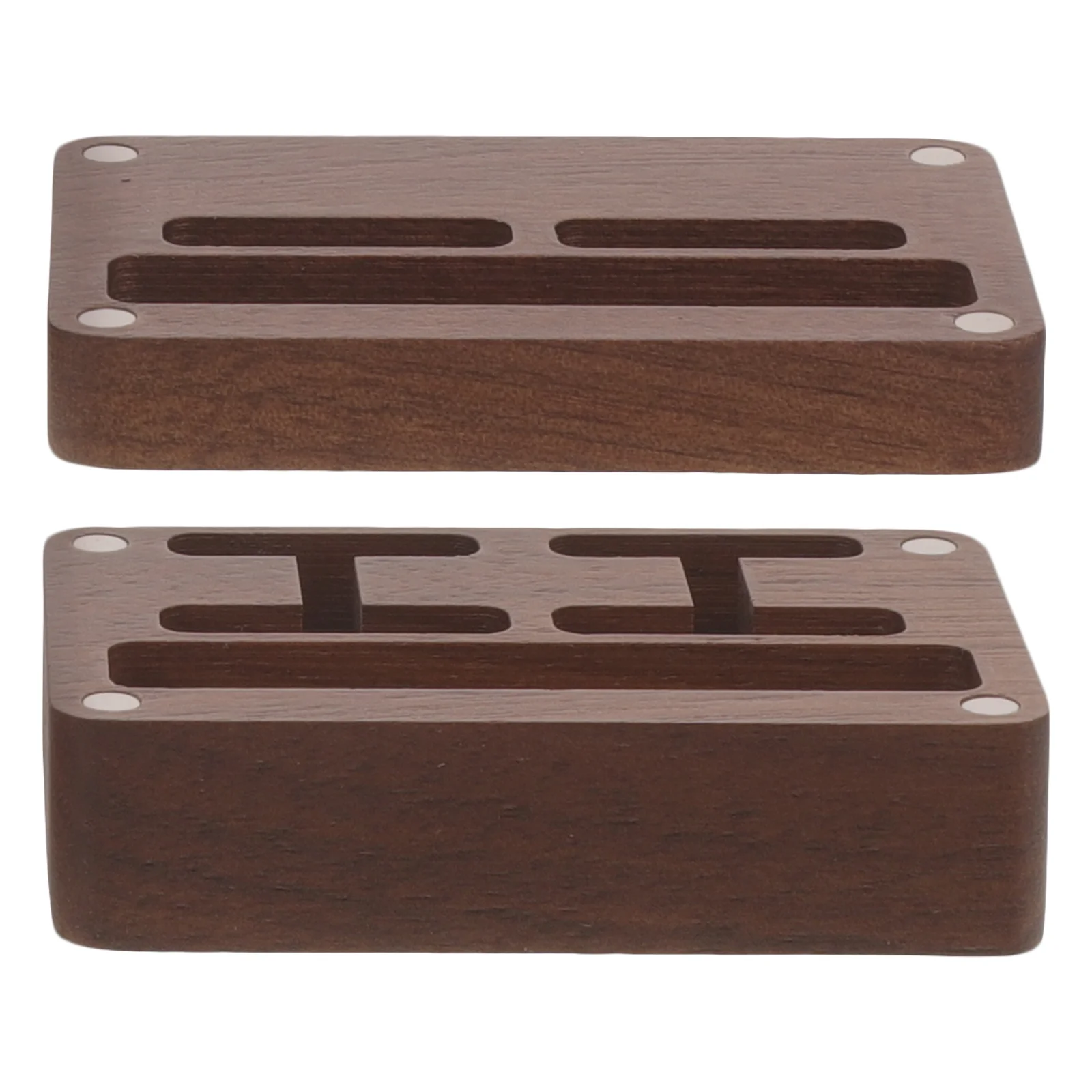 Cuff Links Walnut Cufflink Box Jewelry Boxes Cufflinks For Gift Small Wooden Tie Clip Case Display Miss