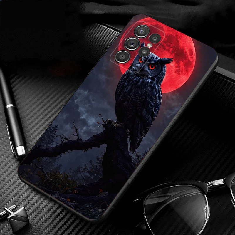 Phone Case For Samsung Galaxy S25 S24 S23 S22 S21 Ultra S24 S23 S22 S21 S25 Plus S24 S20 FE Owls Animal