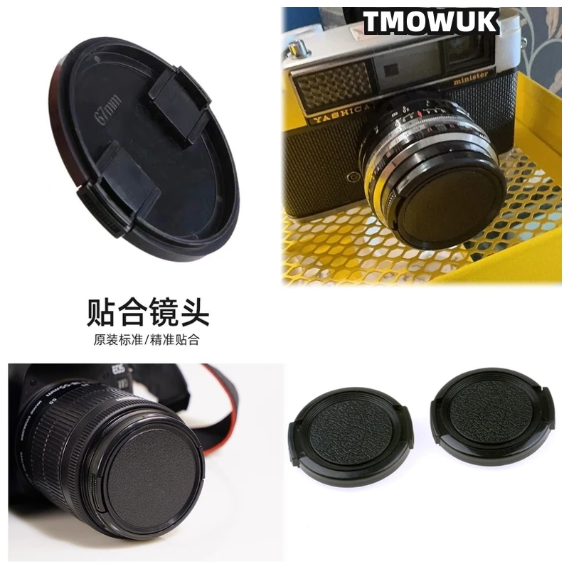 

For SONY A77 A7S4 A7R5 A7CR A550 A330 A68 A55V Camera Lens Cap Protective Cover Center Pinch Snap-on 49mm 52 55 58 62 67 72 77 8