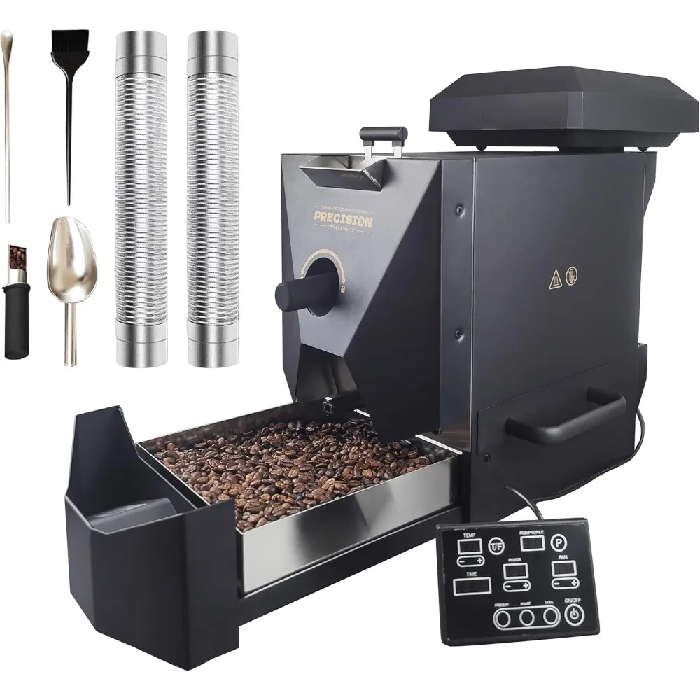 500g automatic coffee roaster machine for home use with smoke filter and chaff collector , Coffee Machine