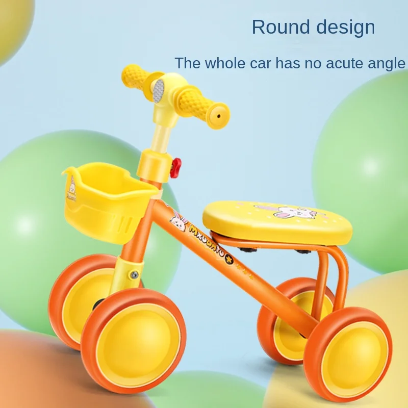 LazyChild 1-6 Years Old Children's Scooter Twist Car Baby Music Light Four-wheel Anti-rollover Walker Child Yo Car Dropshipping