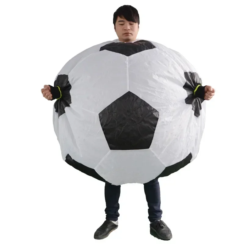 

Adult Football Costume Europa League Football Cosplay Inflatable Costume Halloween Sports Theme Party Fancy Football Mascot Suit