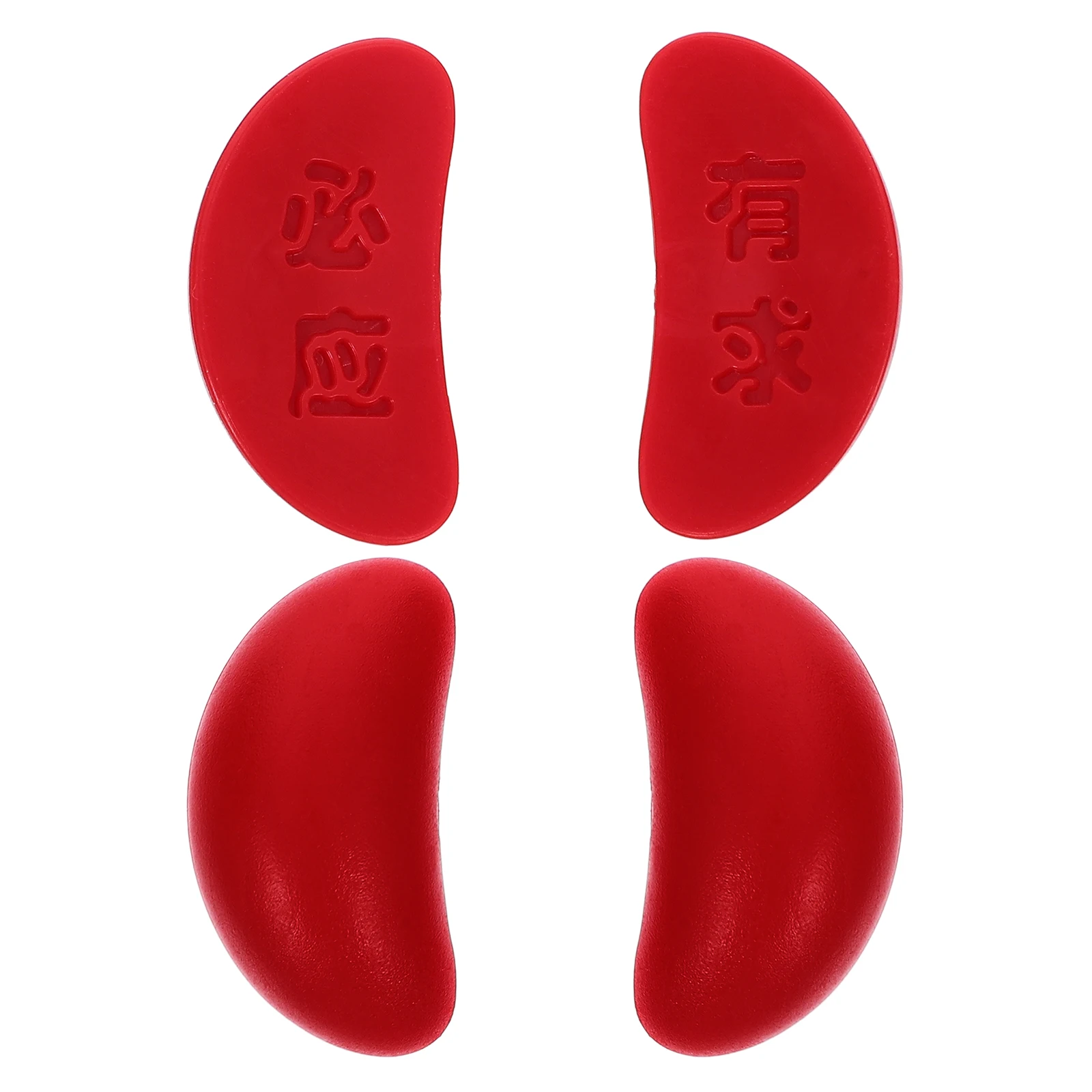 

2 Pairs Mini Holy Gua Cups Divination Supplies Easy Clean Chinese Fortune Telling Sacred Cups Glass Feng Shui Moon Cup