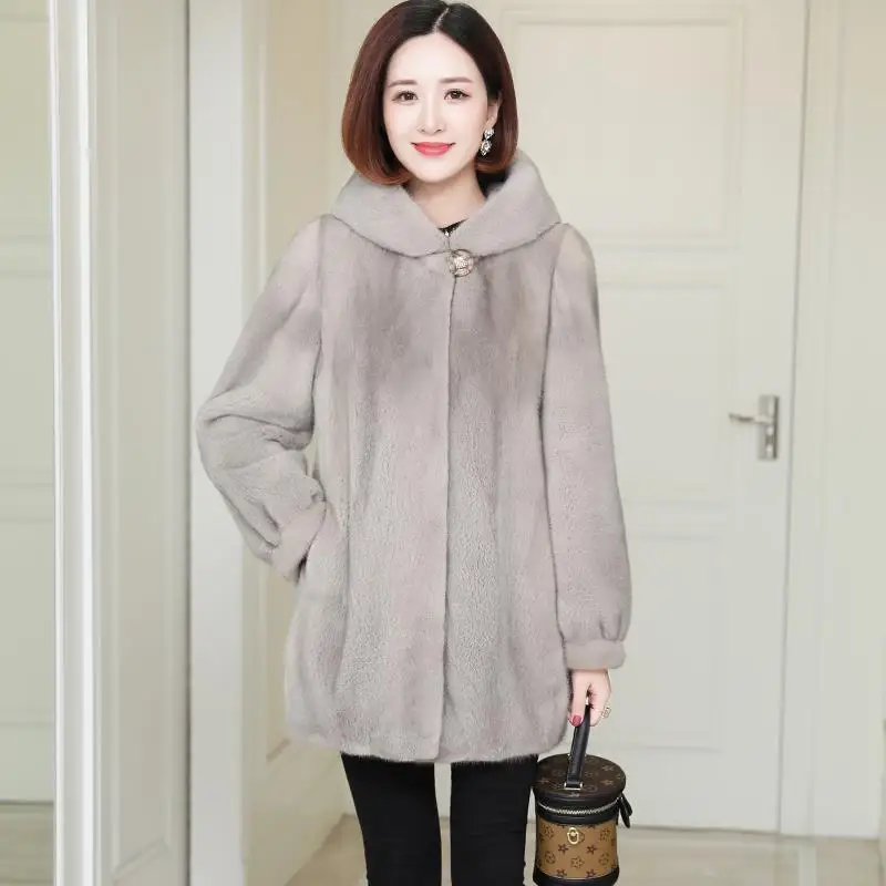 autumn winter women hoode coat