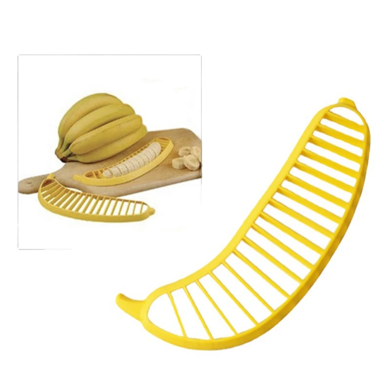 Bananaslicer separatorknife fruit slicer saladplatter beauty tool splitter