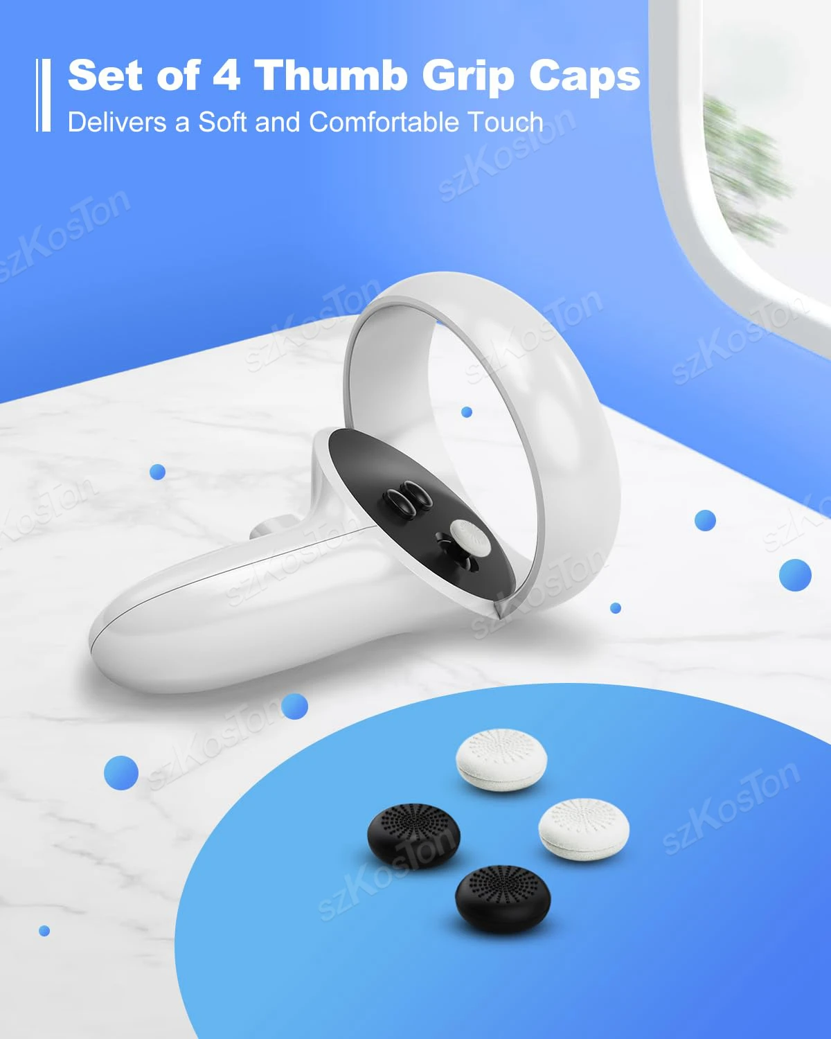 Kit de substituição de joystick vr para oculus quest 2, controlador, ferramenta de alavanca para meta quest 2, acessórios de alça