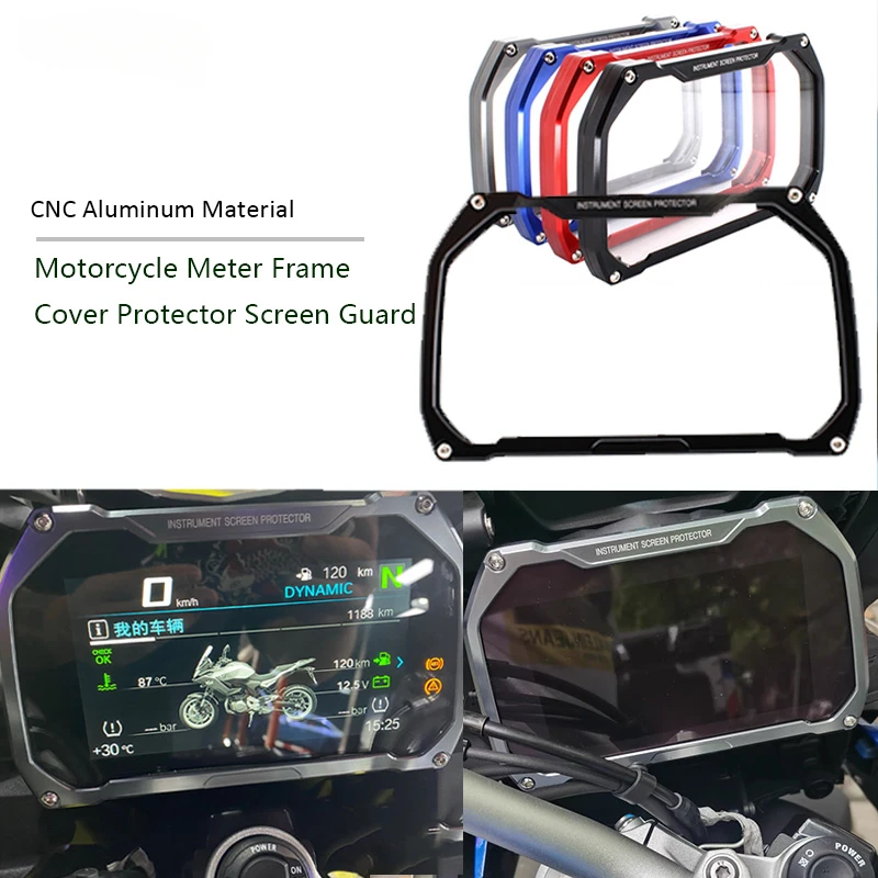 

CNC Motorcycle Meter Frame Cover Protector Screen Guard For BMW S1000XR S1000RR R1250RS R1250R R1250GS R1200GS LC water cooling