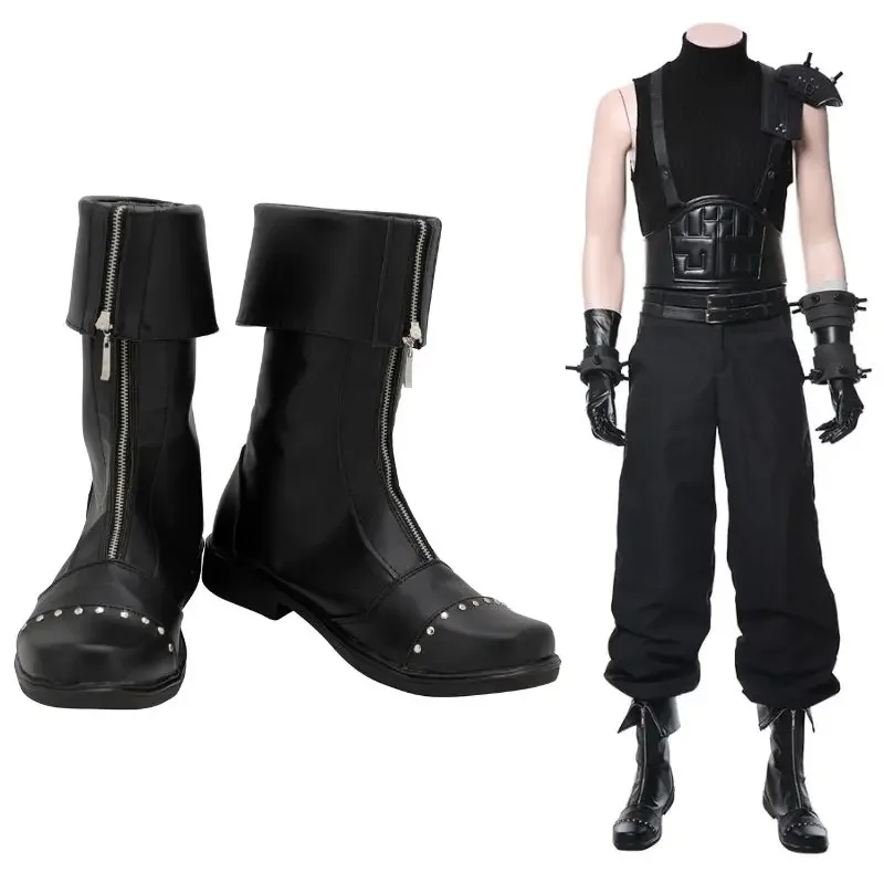 Letzte Fantasie 7 Wolken streit Cosplay Fantasia Kostüm Verkleidung erwachsene Männer Weste Hosen Uniform Anime Perücke Mann Halloween Kostüm